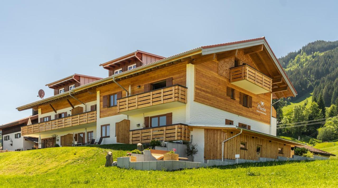Berghaus Mucha - Ferienwohnungen - Naturpark Partner Bolsterlang Ngoại thất bức ảnh